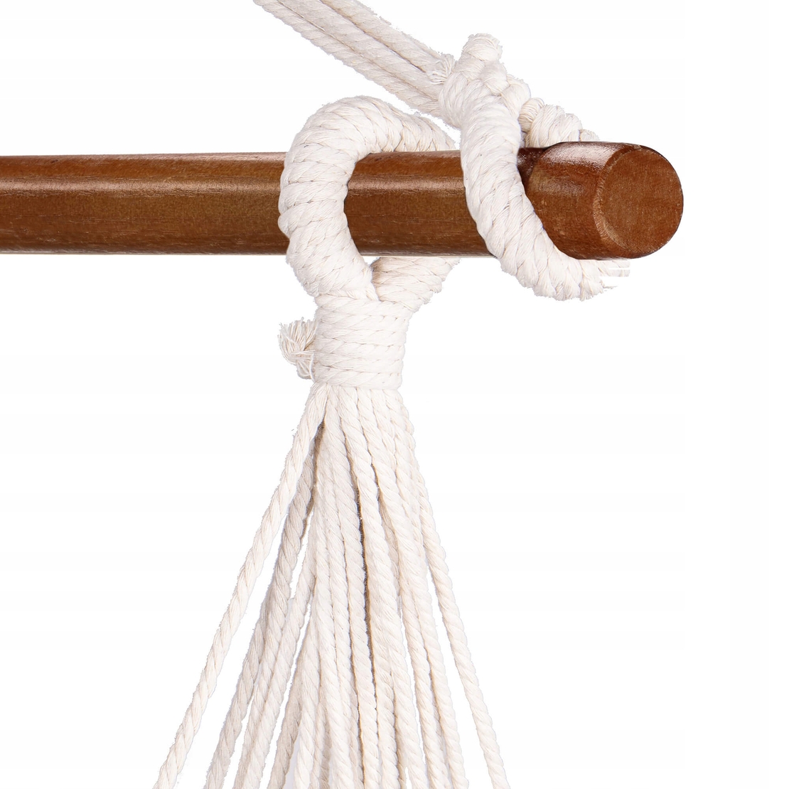Hamac tip leagan suspendat pentru casa sau gradina HM19, gri deschis cu perne, 130x100cm, 150kg