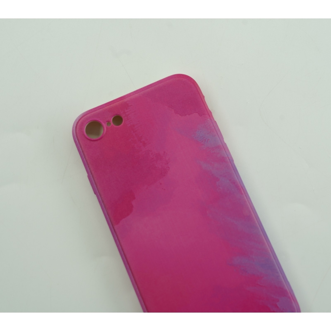 Husa protectie Vafy compatibila cu Apple iPhone 11 Tpu Ombre, Roz/Mov