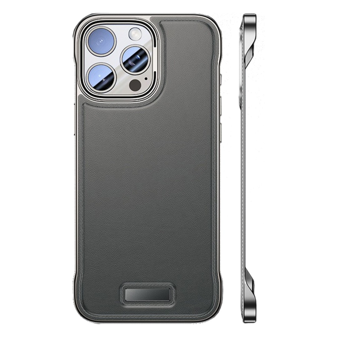 Husa pentru iPhone 15 Pro, husa de protectie pentru telefon, Vafy, Design Modern fara margini, Subtire, Gri