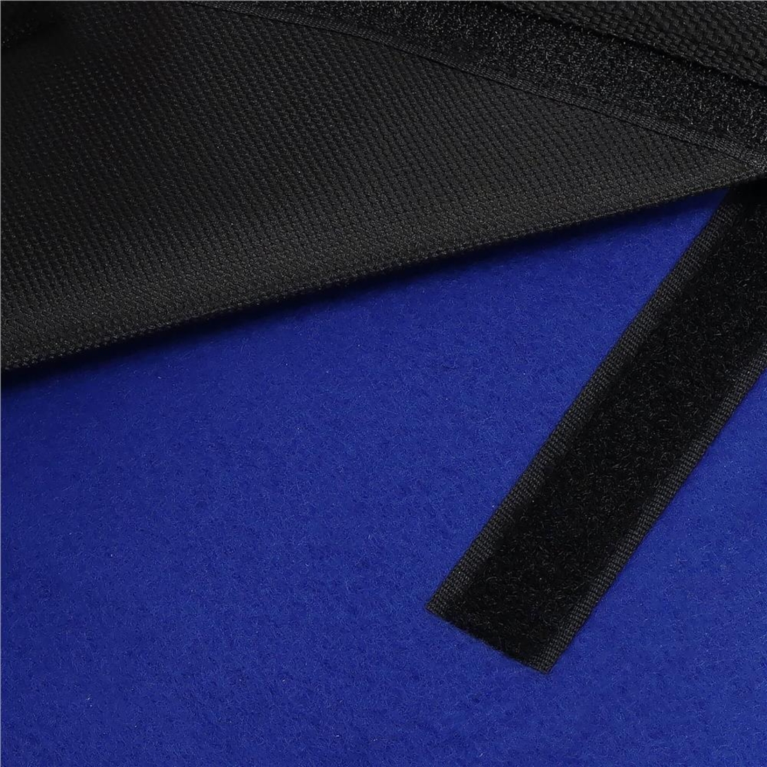 Patura pentru picnic sau plaja, cu folie izolatoare si maner, 200x200cm, albastru cobalt