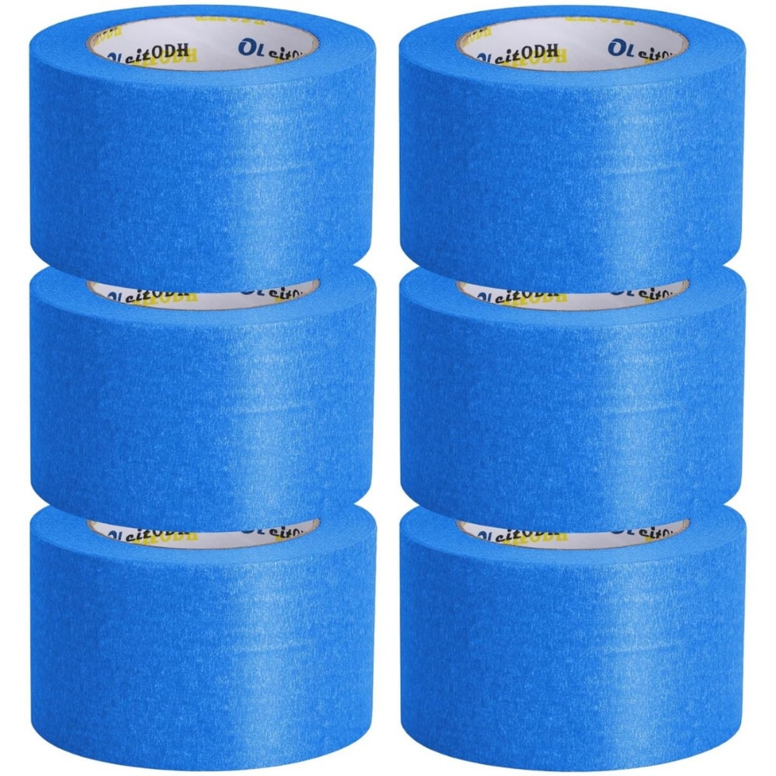 Set 24 Role Banda Adeziva de Mascare, Rezistenta UV, 48mmx50m, Rezistenta, Aderenta, Albastra