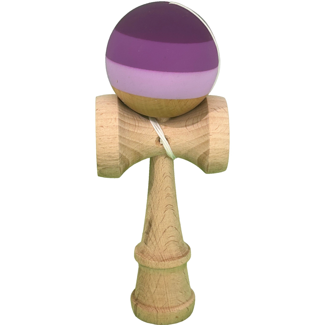 Kendama X Originala, Profesionala, Flippy, din Lemn, 18 cm, Rubber Grip, Purpuriu/Mov/Lila