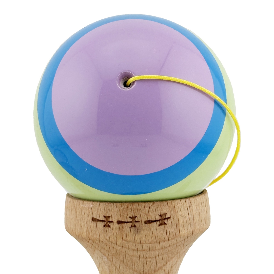 Kendama X SPECTRUM Originala, Profesionala, Flippy, Big Cups V2, Super Sticky Legendary Cupe Mari, Rulment Metalic cu Ata 55 cm, Multicolor