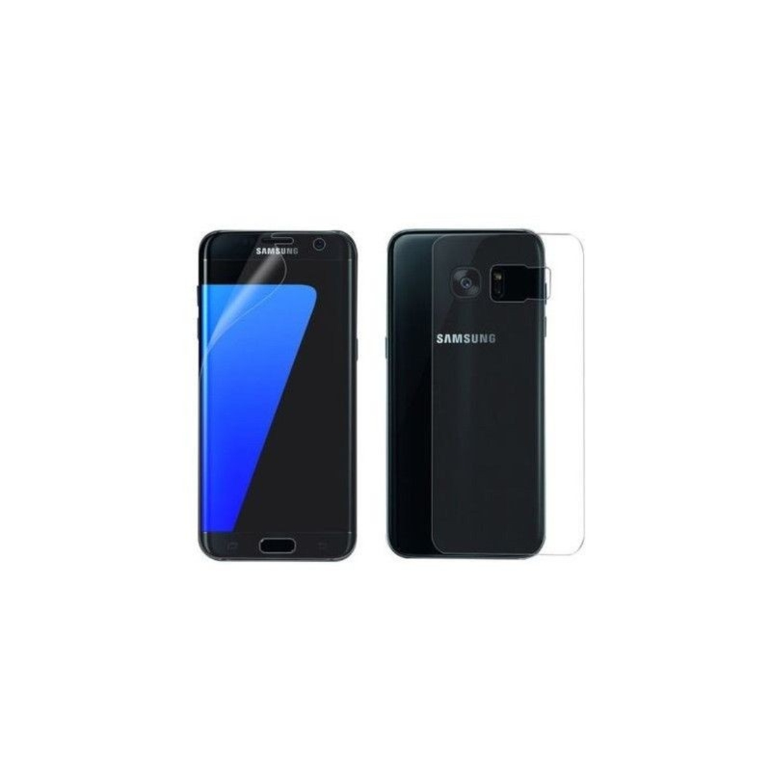 Folie Plastic, Flippy, compatibil cu Samsung Galaxy S7 , Fata-Spate, Transparent
