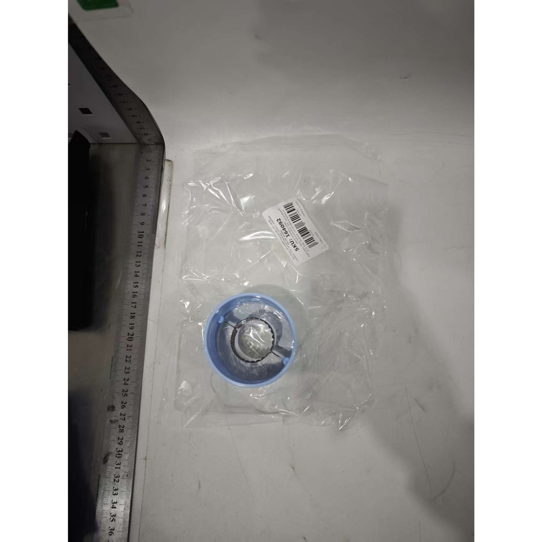 Ustensila pentru Curatare Porumb, Vafy, Diametru 3.6 cm, din Plastic si Otel Inoxidabil, Albastru