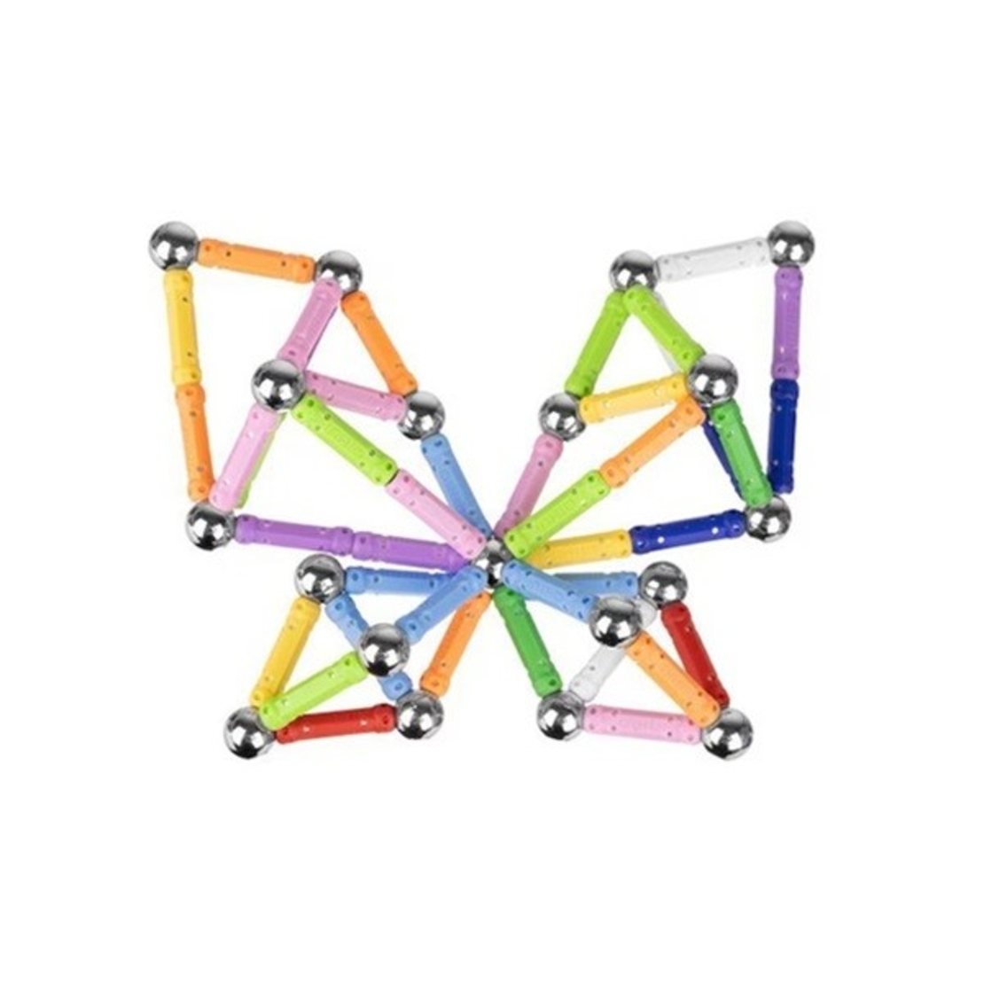 Set 308 Piese Betisoare Magnetice, Flippy, din Plastic/Magnet, +3 Ani, Multicolor
