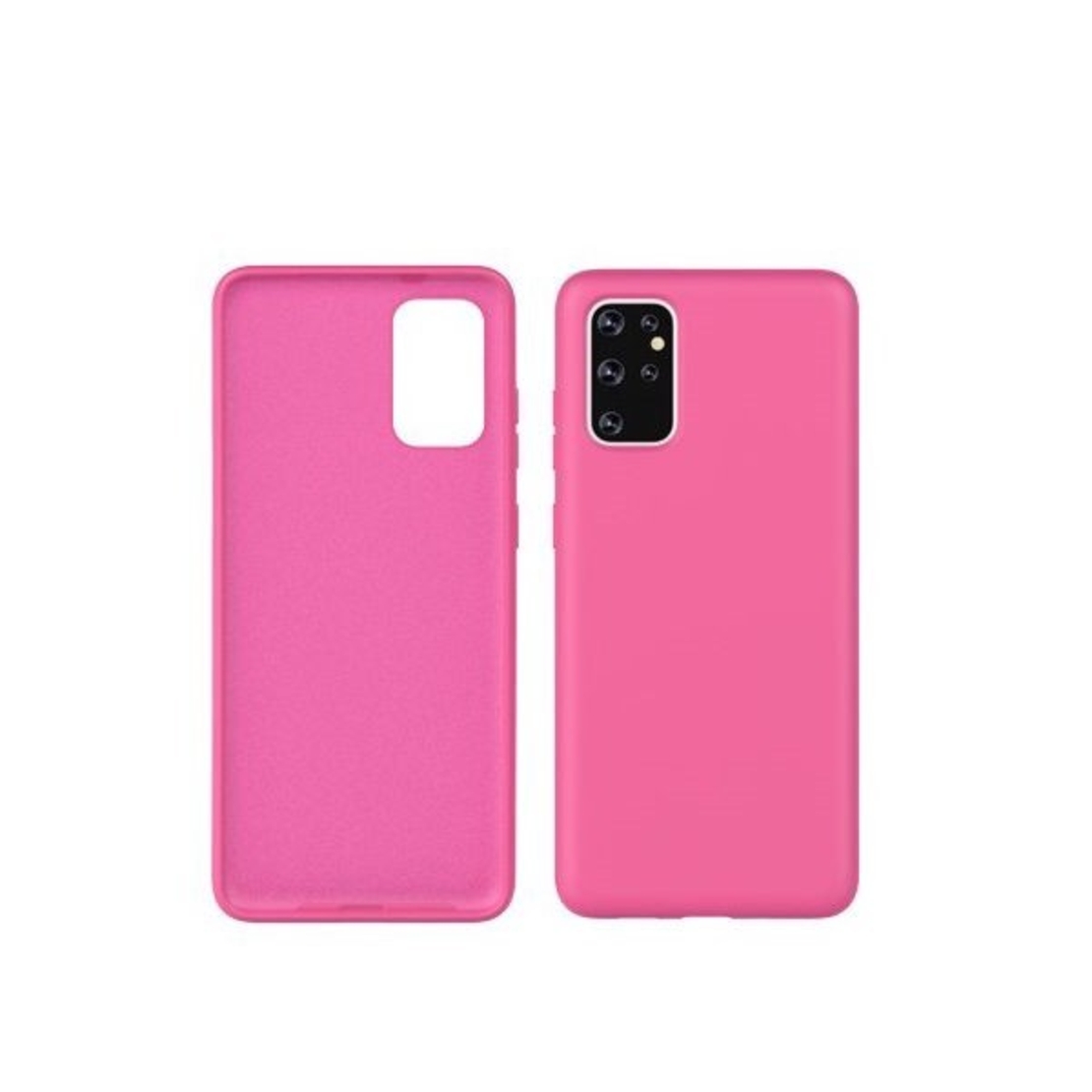 Husa protectie Vafy compatibila cu Samsung Galaxy S21 Ultra Liquid Silicone Case, Fuchsia