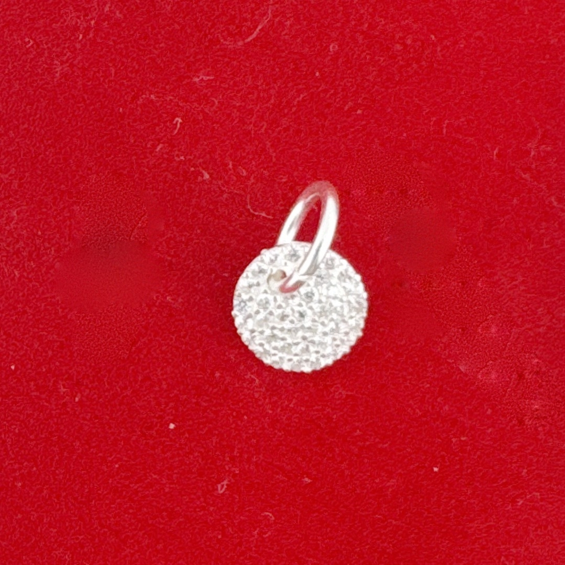 Pandativ din Argint 925, Jolie Silver, pentru Dama, Model Banut cu Cristale de Zirconiu Cubic, 0.61 g, Design Fin si Elegant, Argintiu