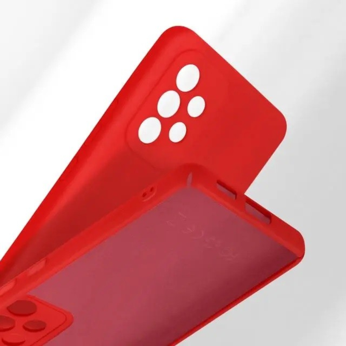 Husa protectie Vafy pentru Samsung A53 5G Liquid Silicone Rosu