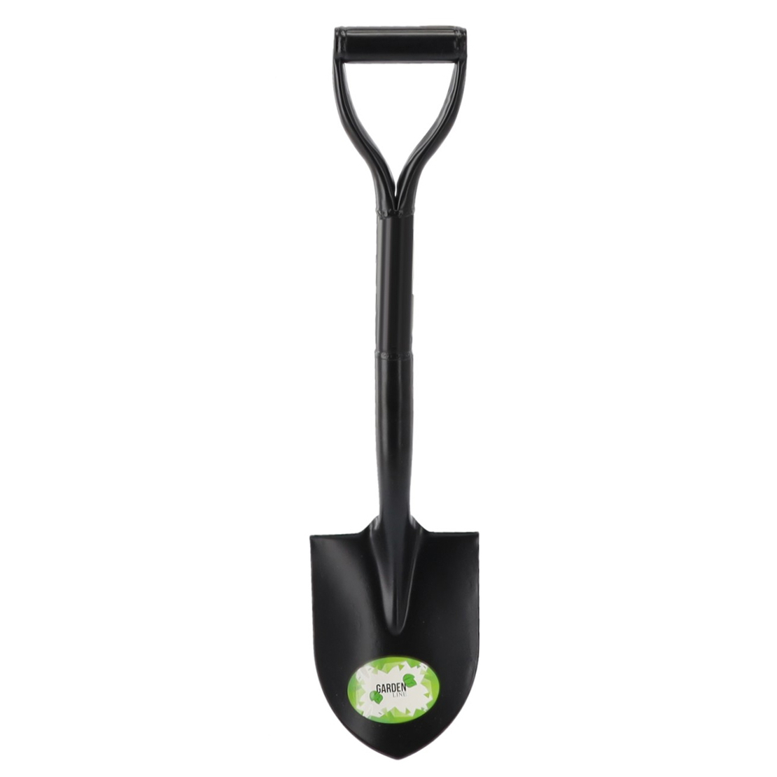 Lopata mica pentru gradina din otel cu maner ergonomic, 67 cm, negru