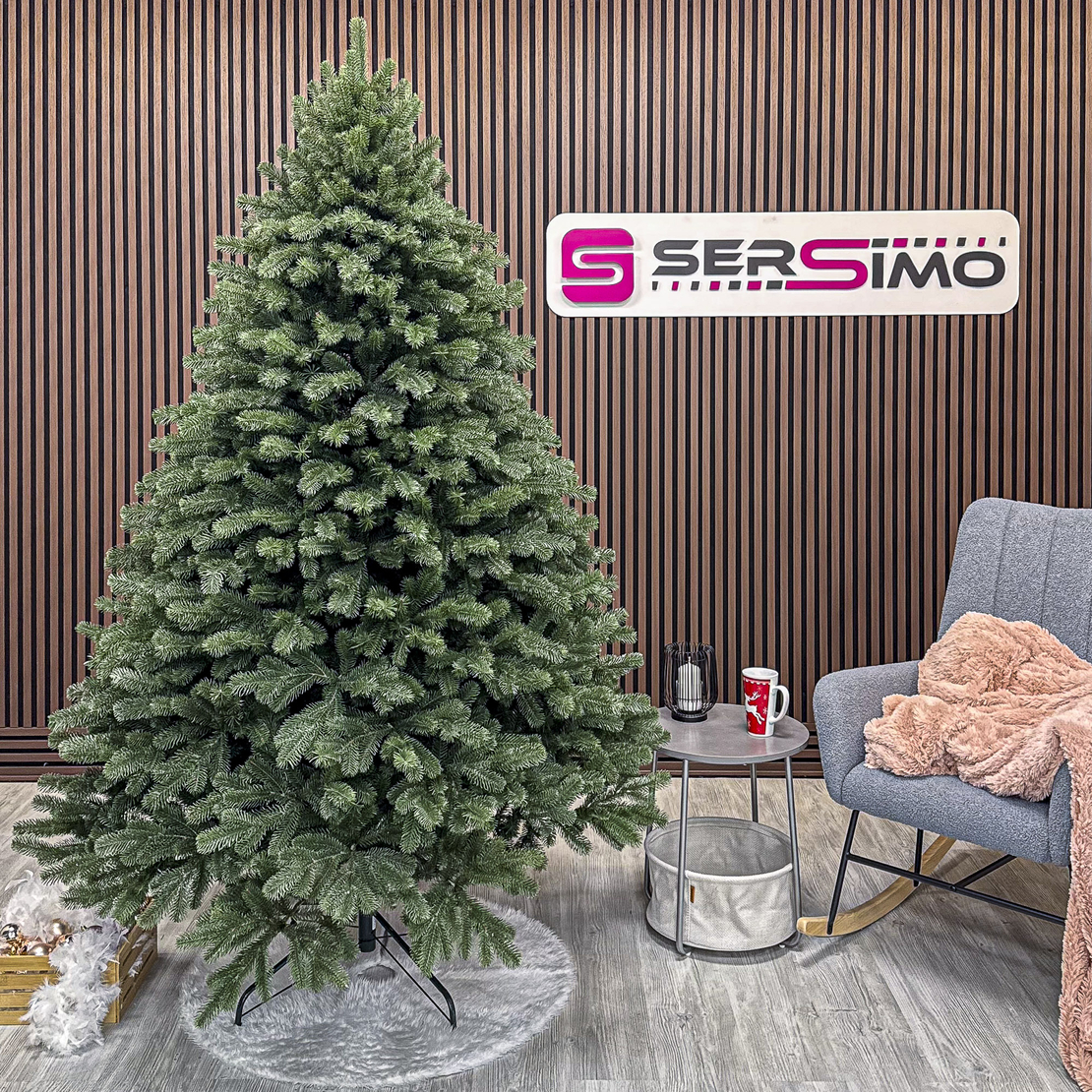 Brad artificial Christmas Deluxe by Sersimo, Versailles Select, integral 3D, 230 cm