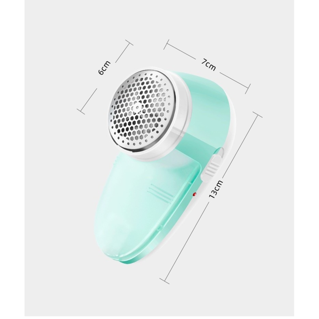 Aparat Pentru Curatat Scame, Par Si Praf, Vafy, Pentru Diferite Tipuri De Material, Cu Lame Din Otel Inoxidabil, Incarcare Prin USB Type-C, Cu Perie De Curatare si Cablu USB Incluse, 13x7 cm, Verde