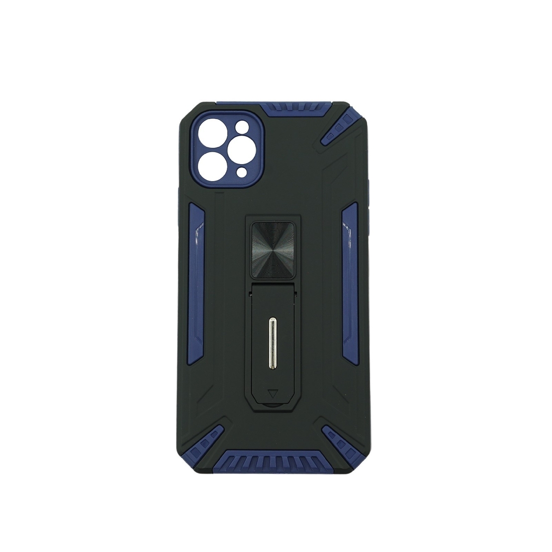 Husa de protectie Vafy pentru Apple iPhone 11 Pro Max Defender Sergeant Brave cu suport, Albastru inchis