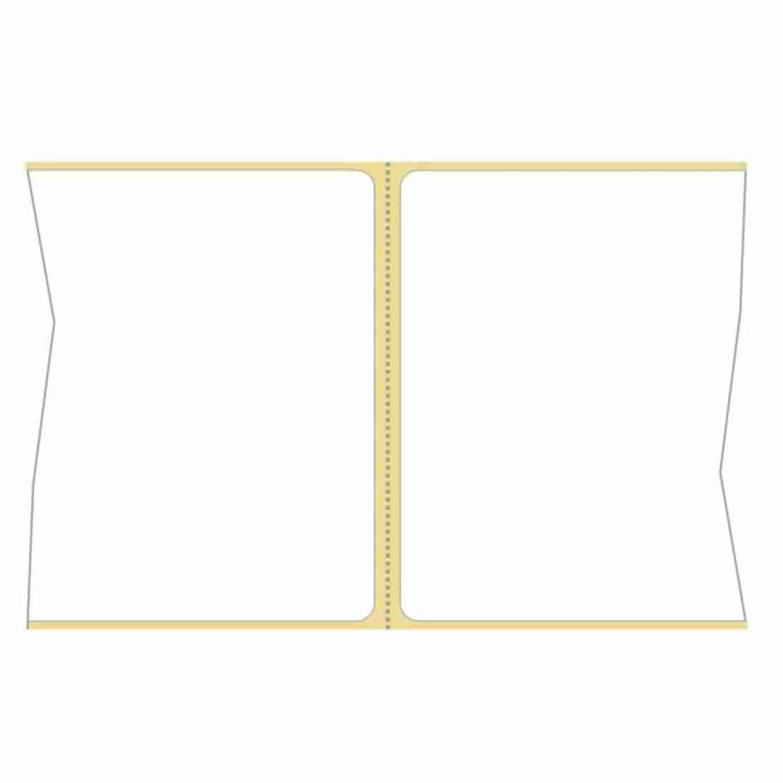 Set 18 Role Etichete Autoadezive Termice 100x150mm, 260 Etichete/Rola, Etichetare Rapida si Precisa