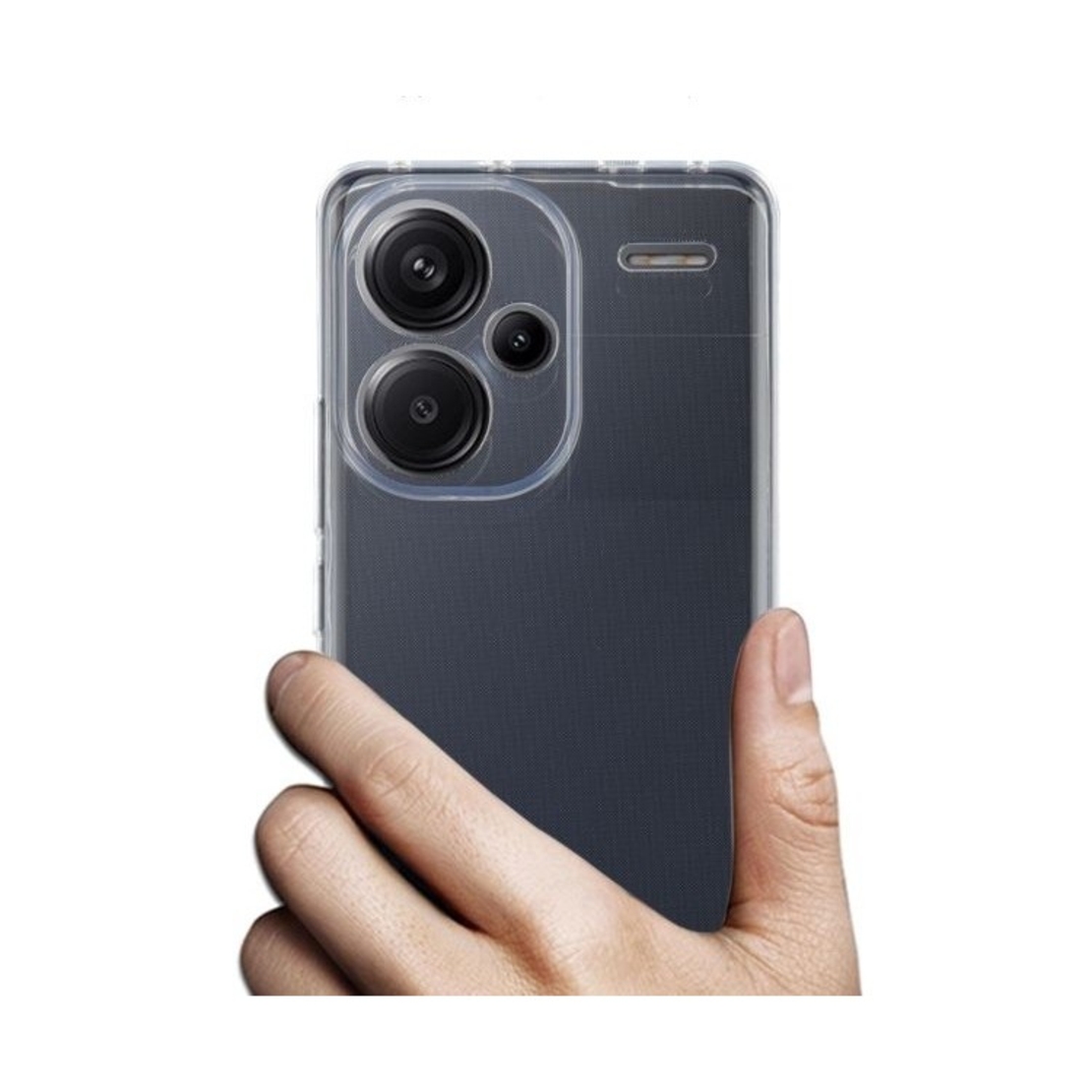 Husa Telefon, Vafy, Compatibila Xiaomi 14 5G, Carcasa TPU, Protectie Camere, 1.5 mm, Transparent