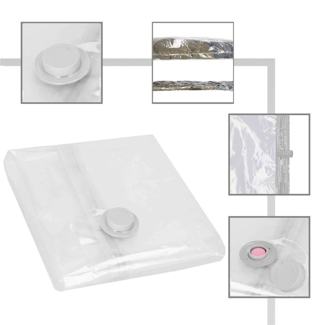 Set 10 saci de vidat haine, 4 dimensiuni diferite, transparent