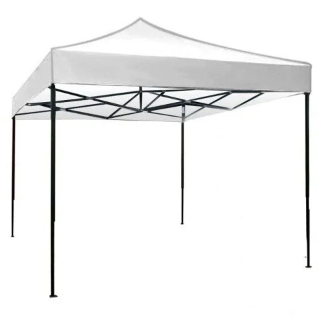 Cort pliabil pentru Evenimente, cadru metalic pentru curte si gradina, 2x3 m, Alb, Flippy
