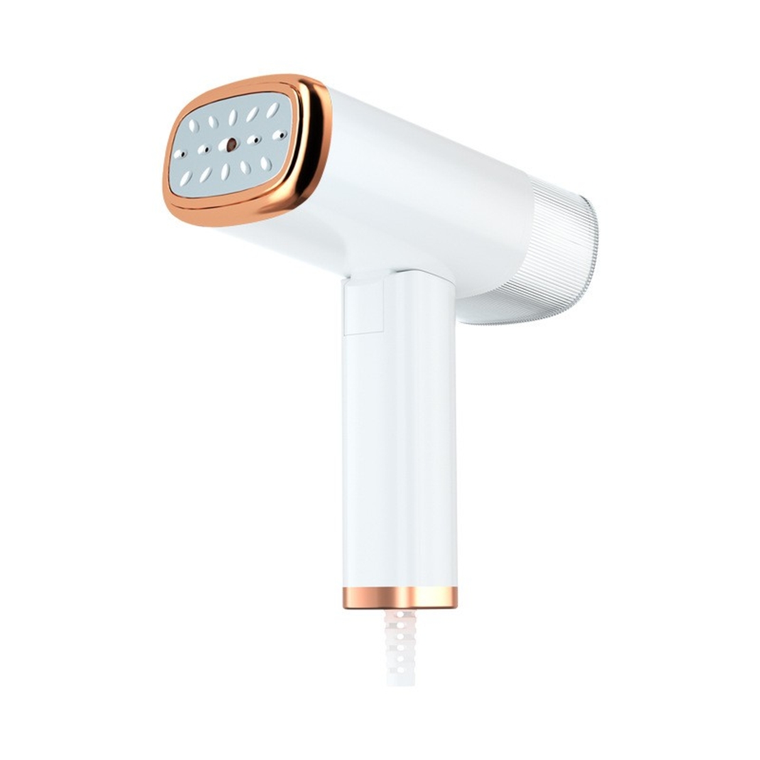 Aparat de Calcat Vertical Portabil cu Abur, Flippy, Putere 1000W, Rezervor de 100 ml, Priza, Functie Anti Calcar si Auto Curatare, Pliabil, 15x17x7.5 cm, Alb