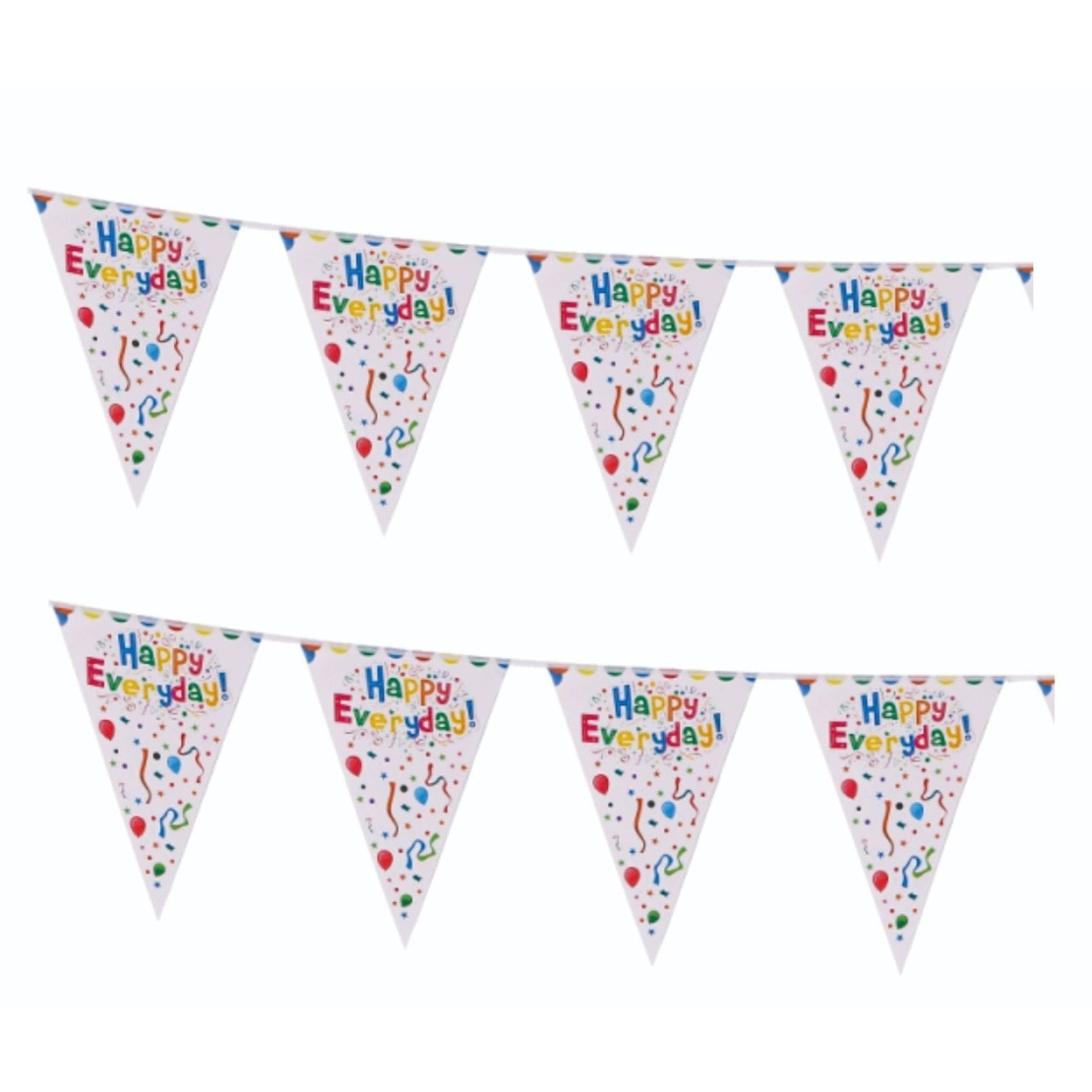 Set 9 Accesorii pentru Masa, Petrecere, Flippy, Model Happy Everyday, 78 buc, Multicolor