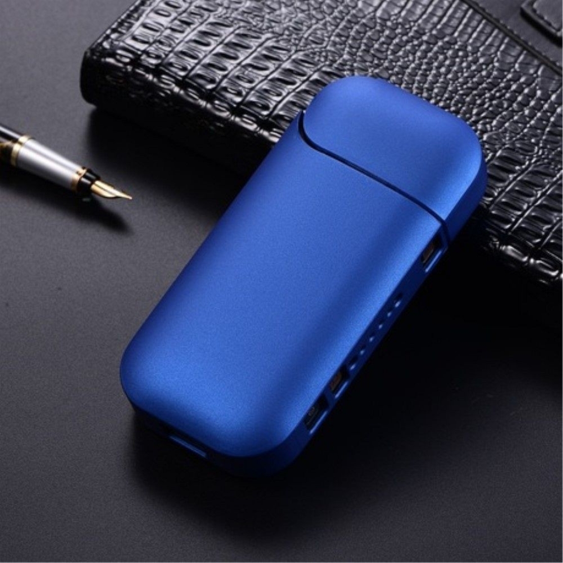Husa Vafy pentru IQOS 2.4 Plus, Capac de Protectie, Anti Soc si Zgarieturi, Full Body, din Plastic, 11.5 x 5 x 2.3 cm, Albastru