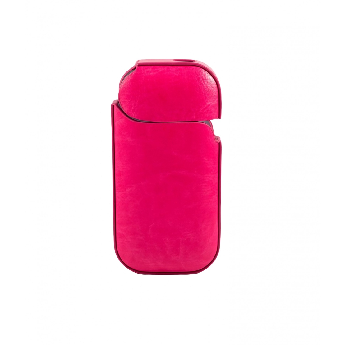 Husa Vafy pentru IQOS 2.4 Plus, Capac de Protectie, Anti Soc si Zgarieturi, din Piele Ecologica, 43 g, 12 x 6 x 2.5 cm, Roz