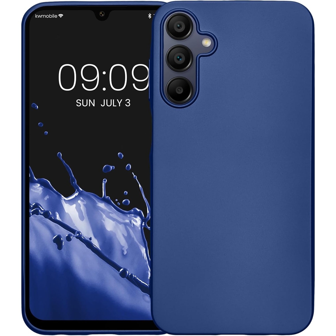 Husa de Protectie Matte TPU, Vafy, pentru Samsung Galaxy A35 5G, Protectie Camera, Antisoc, Antizgariere, Antialunecare, Acoperire Completa, Albastru