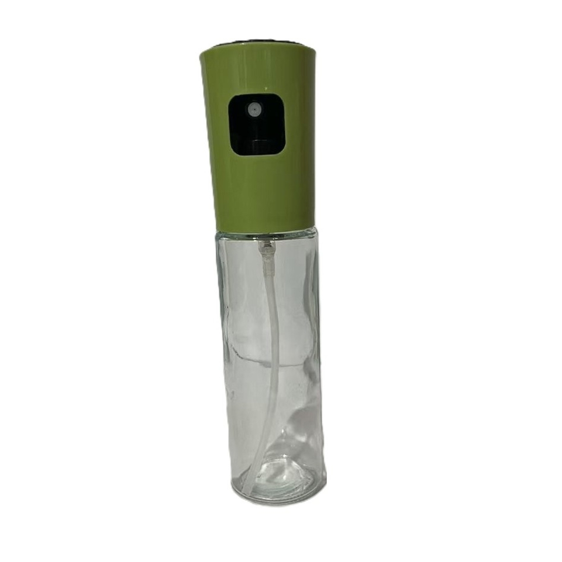 Pulverizator Ulei, Otet, Vafy, din Sticla, 100 ml, Reincarcabil, 18.3 x 4.3 cm, Masura 90 ml, Capac Mat, Verde