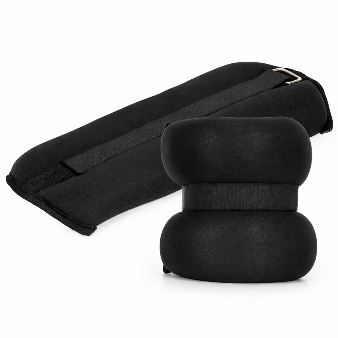Greutati pentru incheietura mainii si glezna 2x3 kg, neopren si nisip fier, 36x15 cm, negru