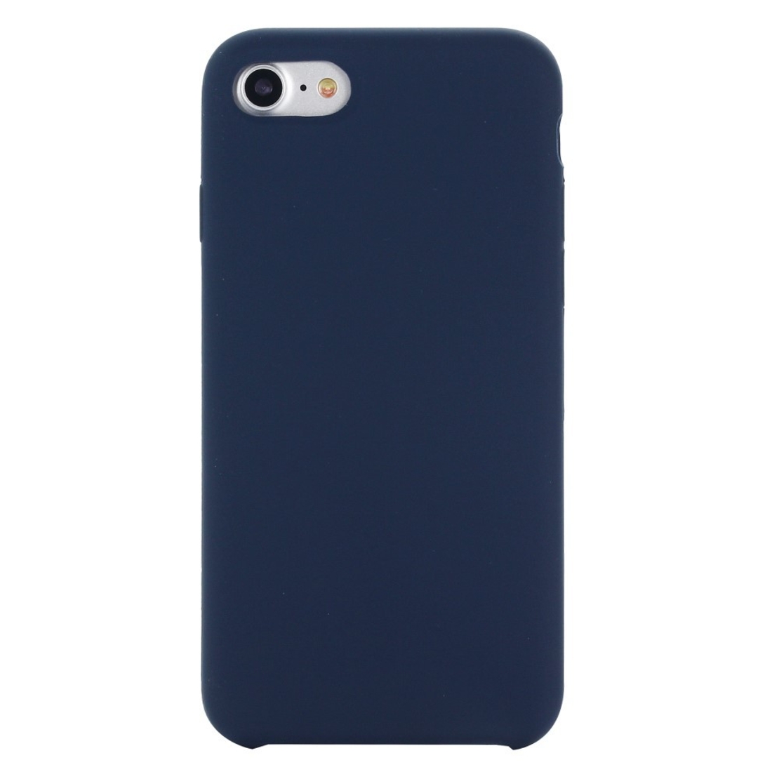 Husa protectie Vafy compatibila cu Apple iPhone 7/8/SE 2020 Liquid Silicone Case Albastru Inchis