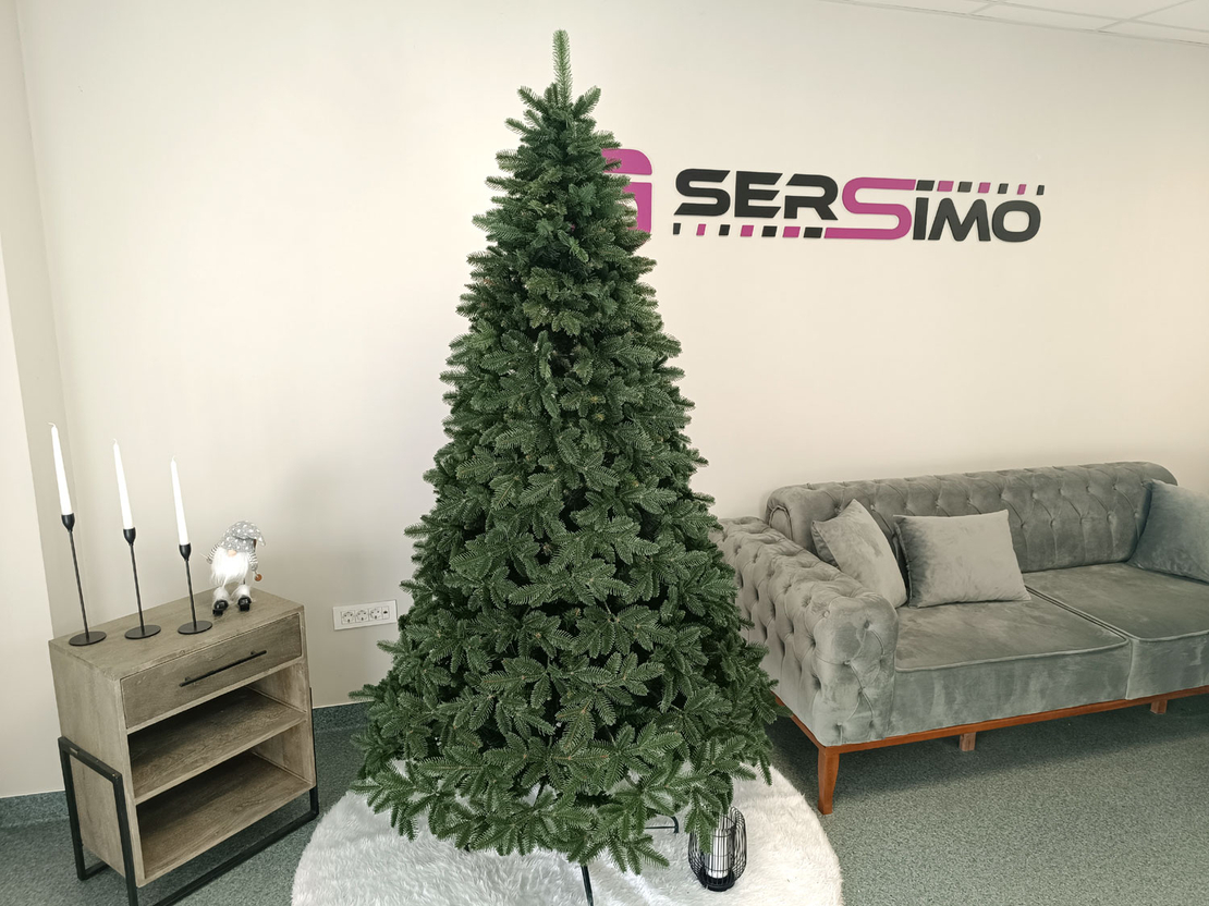 Brad artificial Christmas Deluxe by Sersimo, Canada Mix, 2D+3D, 180cm