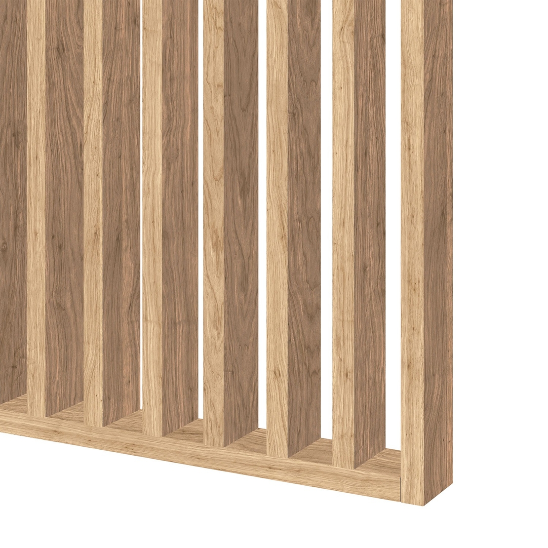 Riflaj perete despartitor MDF, LDA PREMIUM, Stejar Saragossa, 275x58 cm