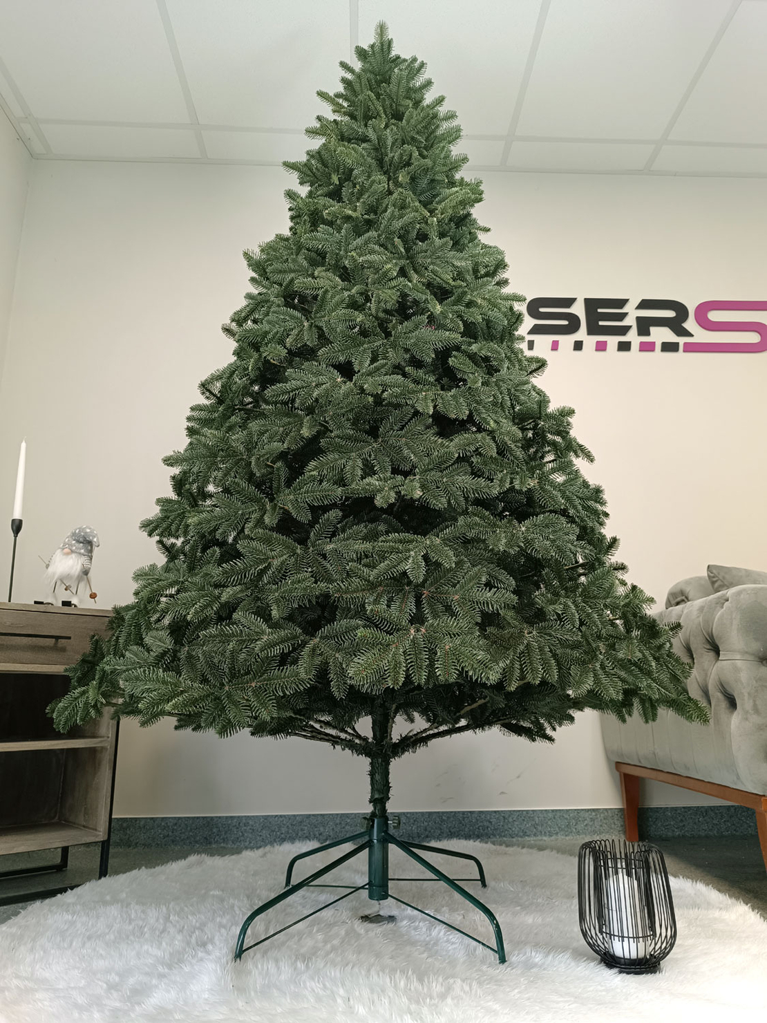 Brad artificial Christmas Deluxe by Sersimo, Canada verde, 3D, 250cm