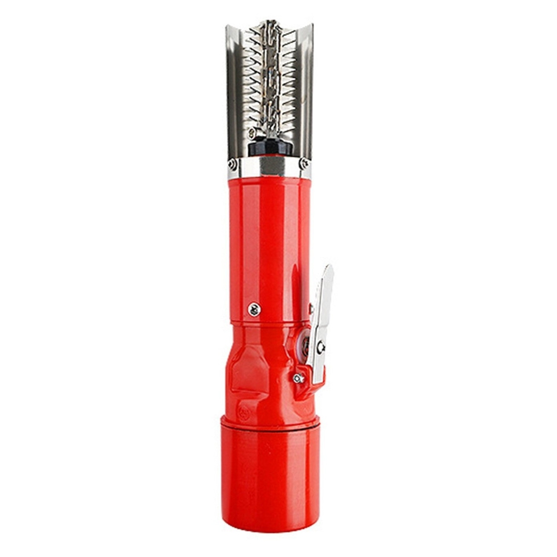 Dispozitiv Electric de Curatare Solzi Peste, Vafy, din Otel Inoxidabil, 28 x 5 cm, Rosu