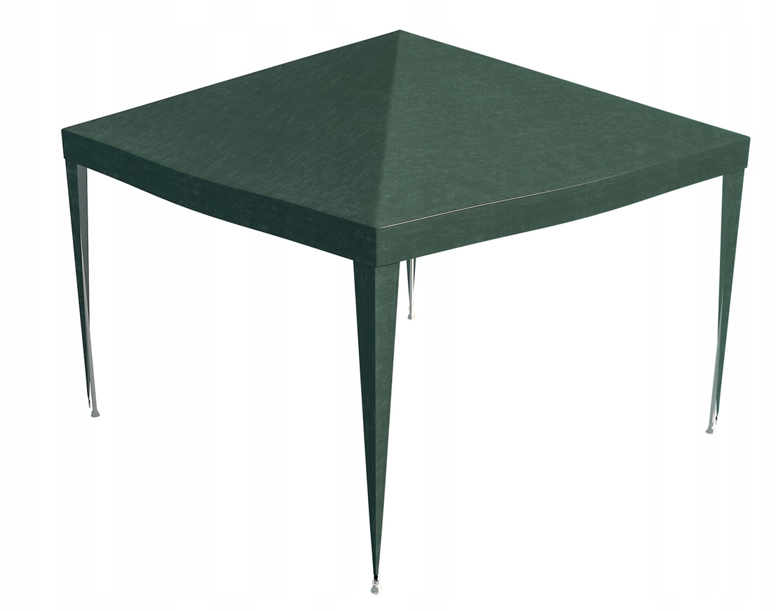 Acoperis pavilion 300x300 cm, PE 100g/mp impermeabil, cu prindere velcro, verde