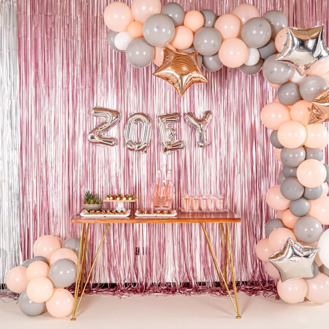 Balon Folie Metalizata Litera Z, Flippy, 40 cm, Umflati cu Heliu sau Aer, Ambalaj Individual, Pai inclus, Argintiu
