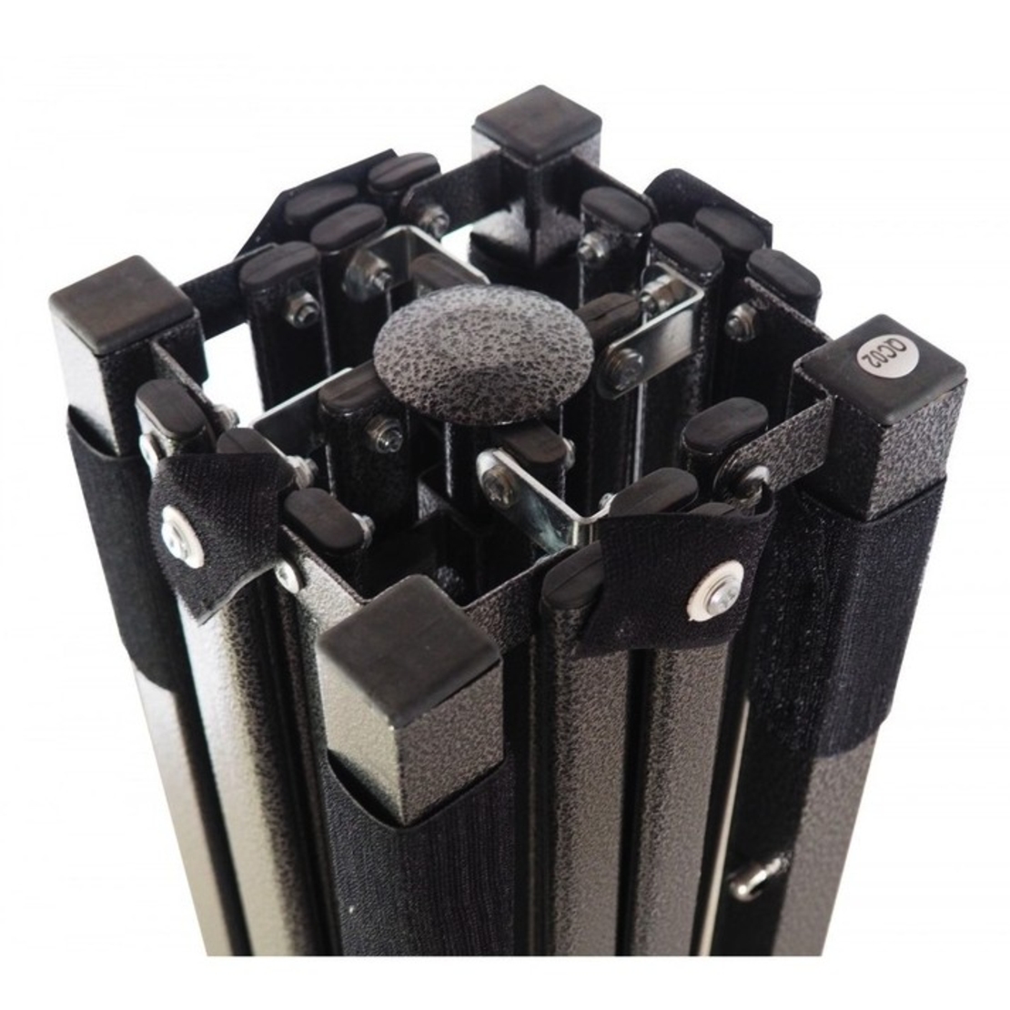 Cadru Metalic pentru Cort Pavilion, Vafy, Pliabil de tip Pavilion, Fara Prelata/Unelte, Deschidere Tip Armonica, 4.3 x 2.9 x 2.7 m, Negru