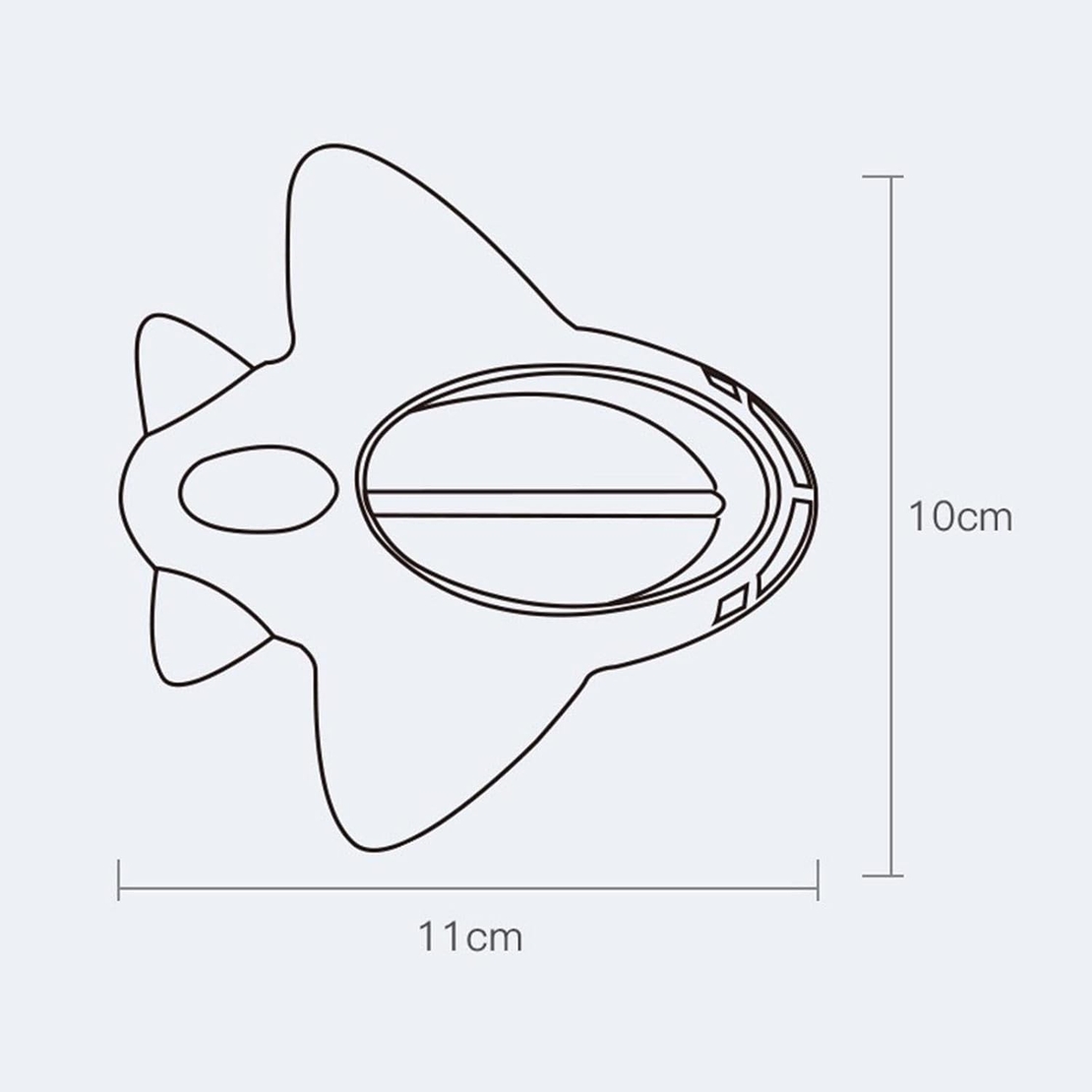 Termometru pentru Baie, Flippy, Plutitor, Rezistent la apa, Multifunctional, Model Avion, 11x10x4 cm, Roz
