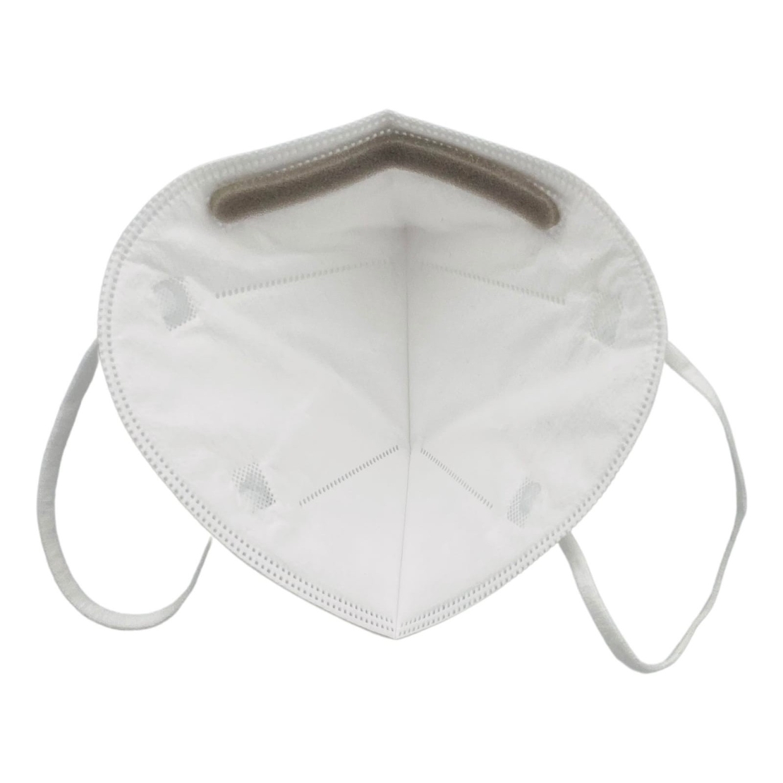 Set 20 bucati Masca de protectie faciala, Flippy®️, de unica folosinta, FFP2 CE 2163, 5 straturi, nesterila, ambalaj individual, Alb