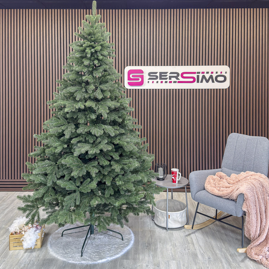 Brad artificial Christmas Deluxe by Sersimo, Kovalivka Select, integral 3D, 250 cm