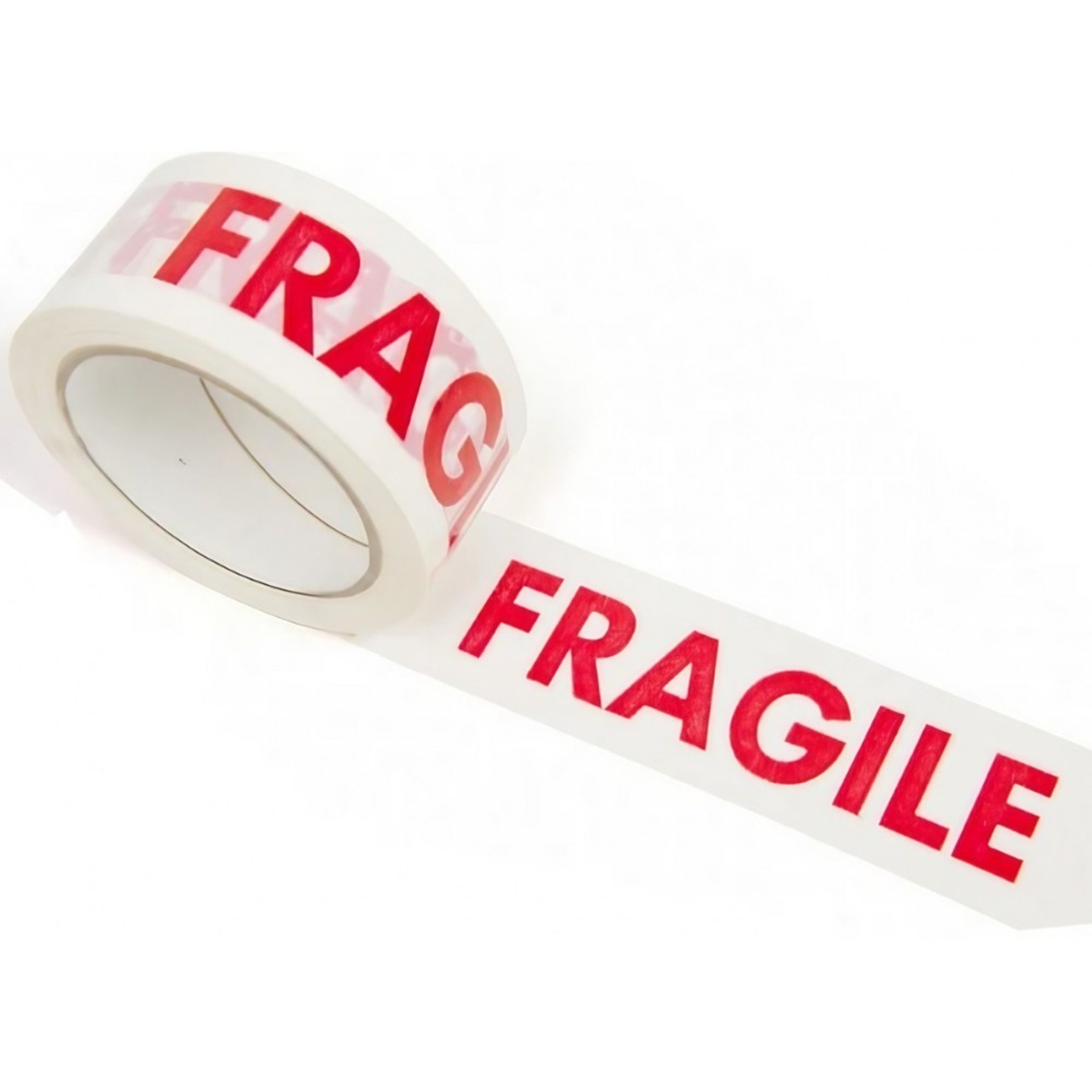 Set 36 Role Banda Adeziva Fragile, Low Noise, 50mmx66m, Sigilare Colete/Pachete Sensibile, Transparent