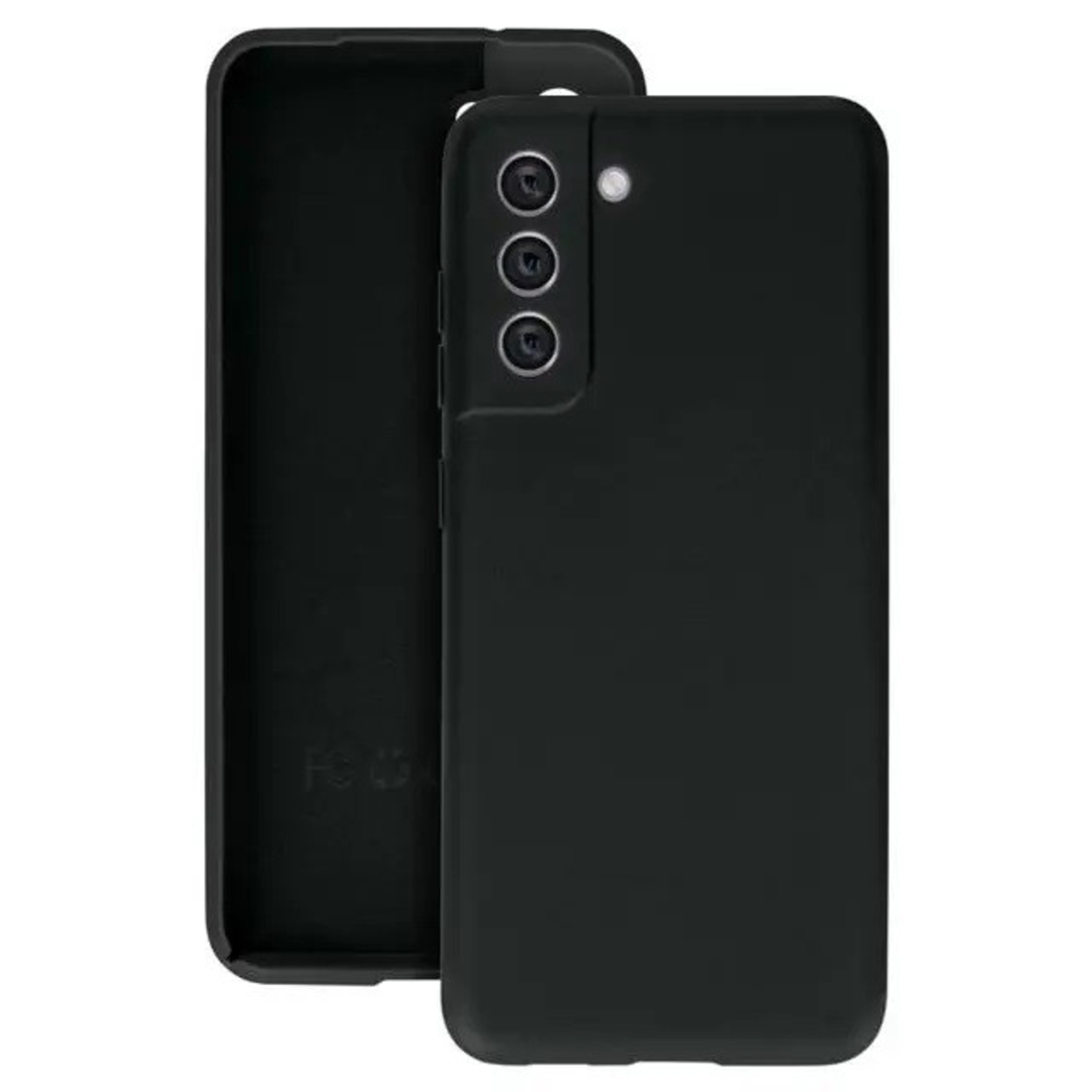 Husa protectie Vafy pentru Samsung S21 FE Liquid Silicone Negru