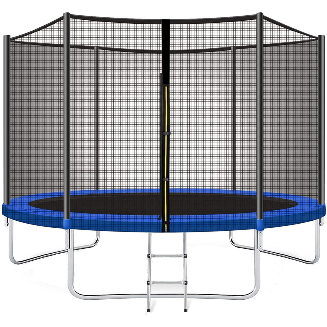 Trambulina Blue, cu scara si plasa de protectie exterioara, 366 cm