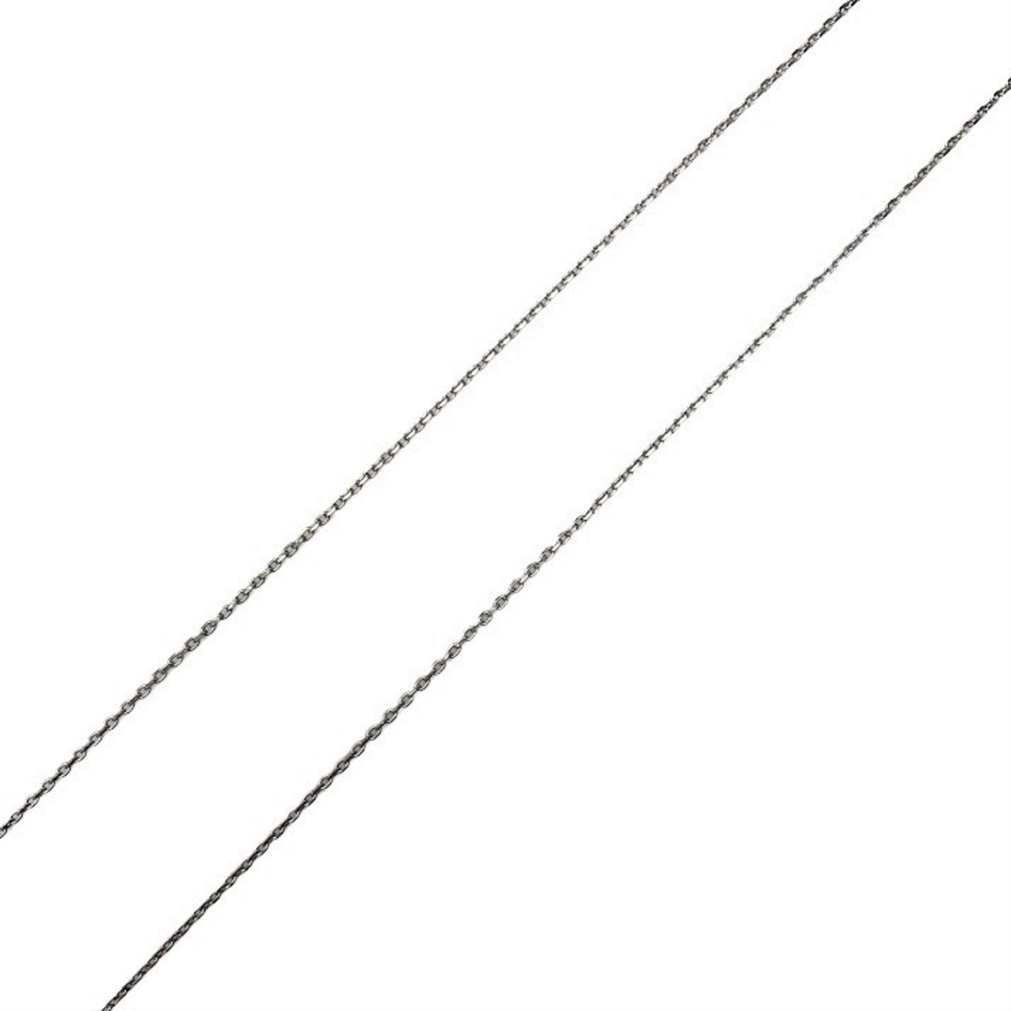 Lantisor din Argint 925 rodiat, model la baza gatului, 38 cm, 1 g