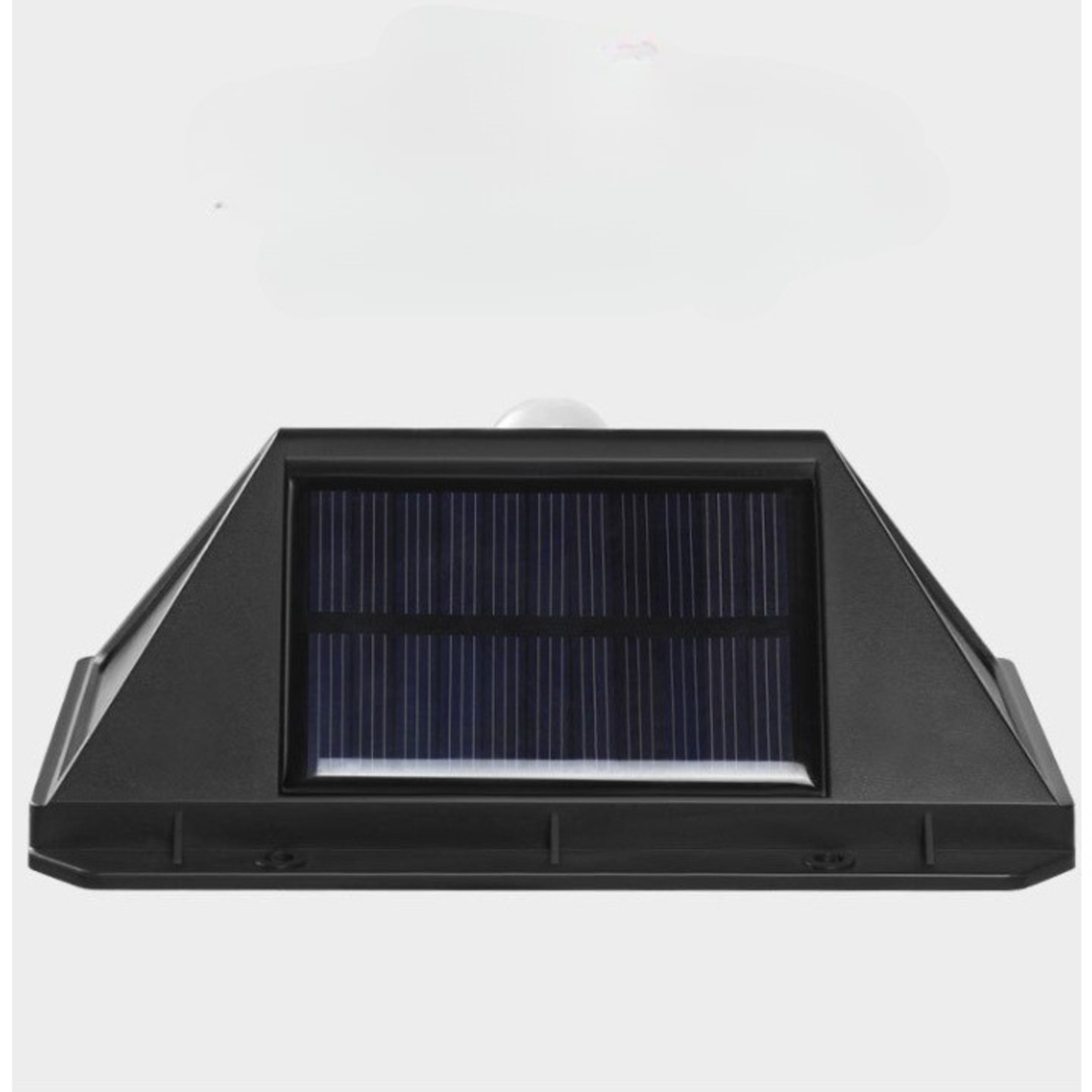 Lampa cu incarcare solara pentru exterior, 100 LED cu distanta de inductie, montaj pe perete, fara cabluri, cu 4 fete, Flippy
