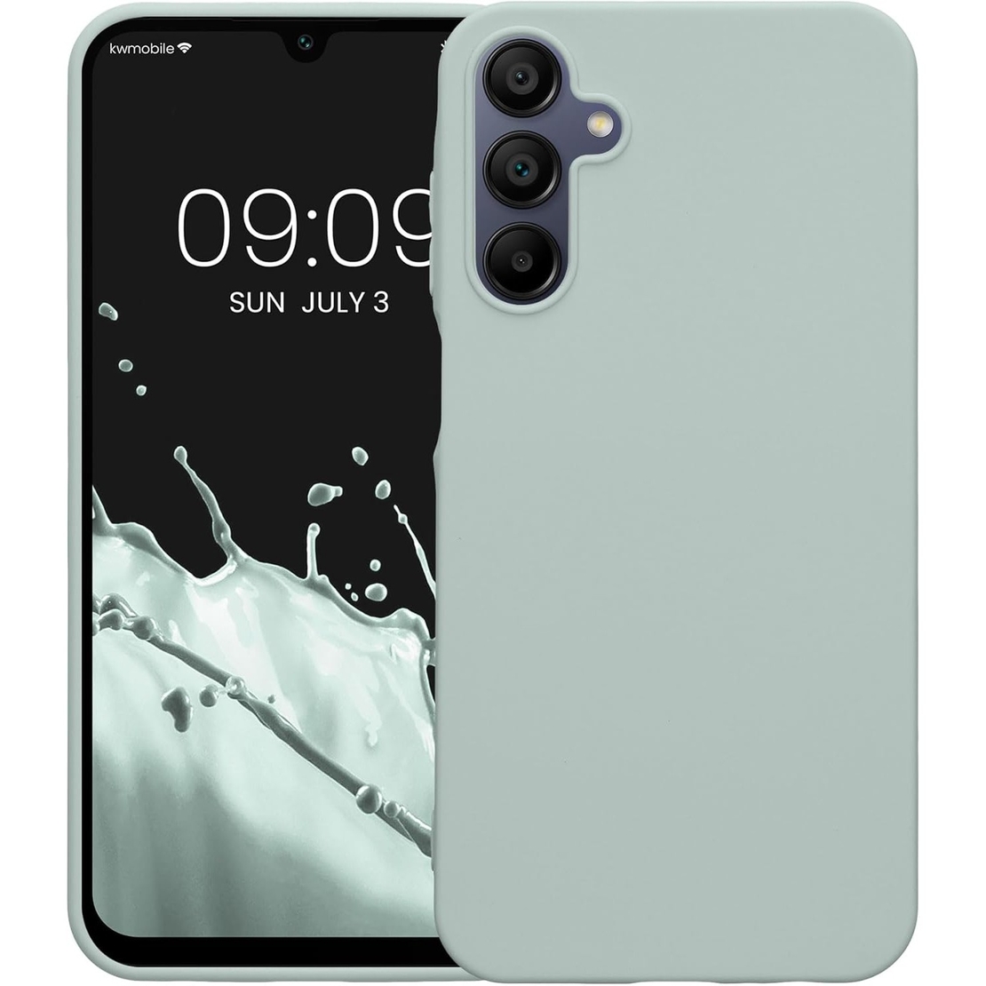 Husa de Protectie Matte TPU, Vafy, pentru Samsung Galaxy A35 5G, Protectie Camera, Antisoc, Antizgariere, Antialunecare, Acoperire Completa, Verde