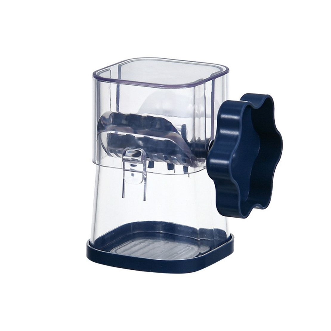 Dispozitiv de Zdrobit, Flippy, pentru Alune, Nuci, Ciocolata, Manual, din ABS, 10 x 7.2 cm, Albastru