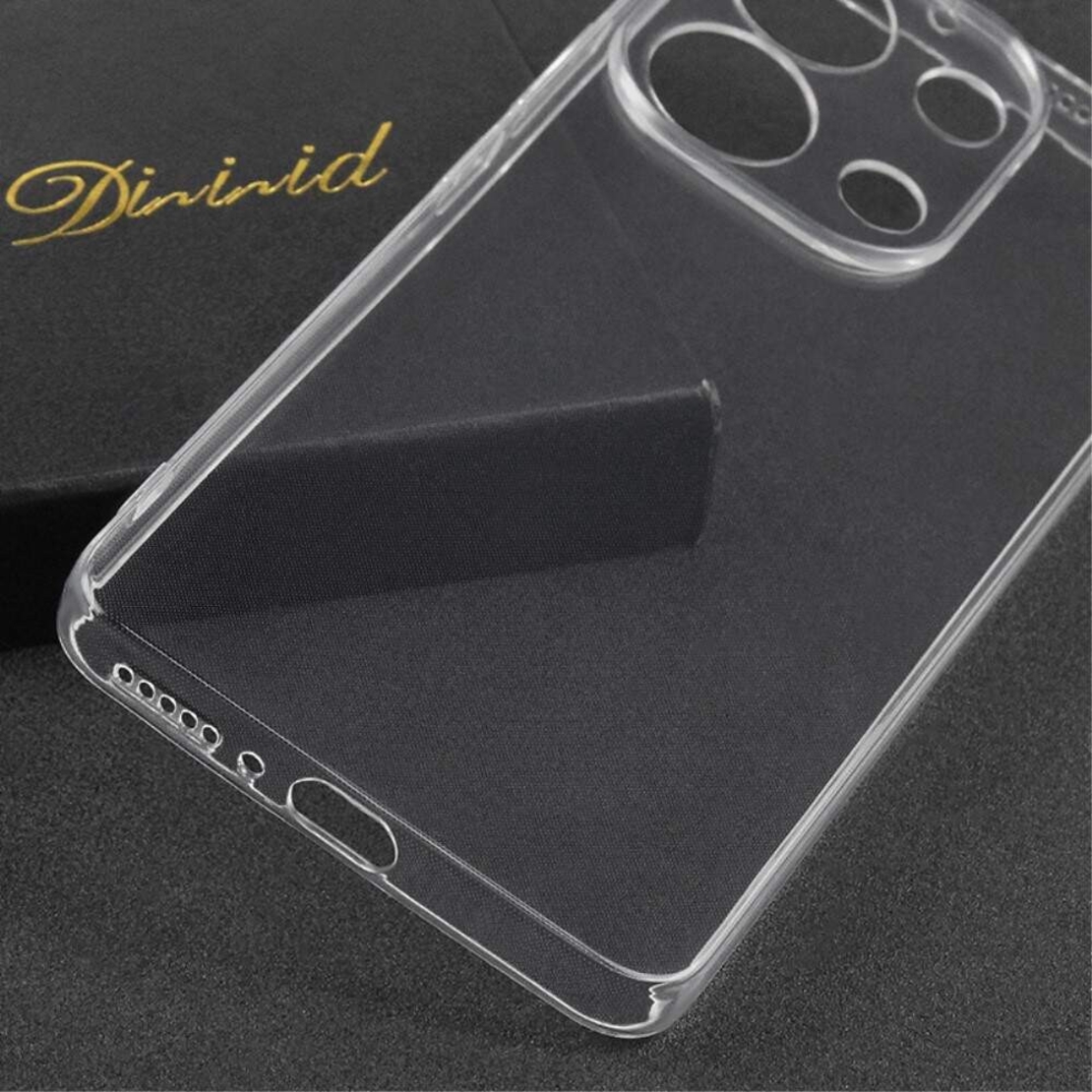 Husa Telefon, Vafy, Compatibila Xiaomi Redmi Note 13 4G, Carcasa TPU, Protectie Camere, 1.5 mm, Transparent