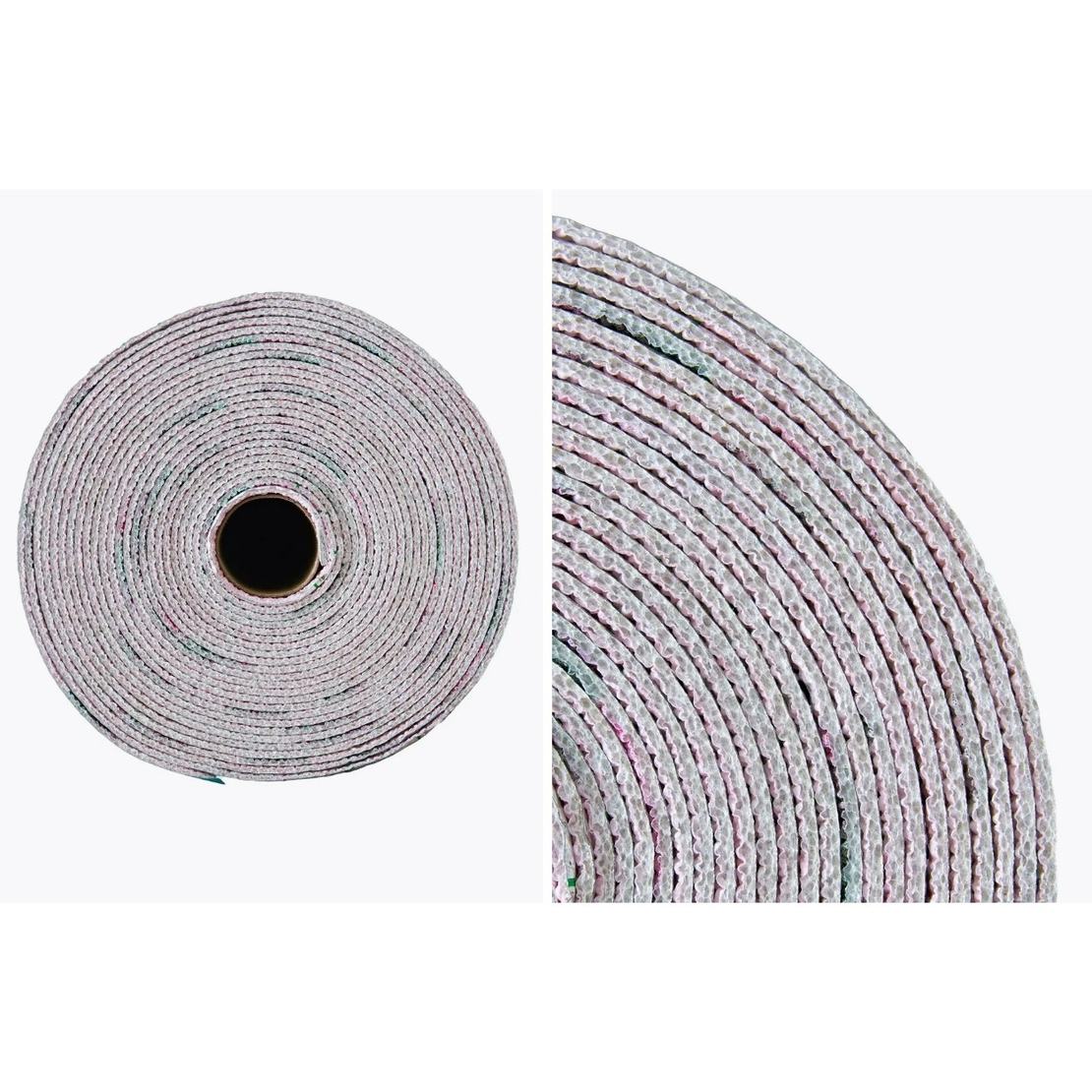 Rola Autoadeziva pentru Perete, Vafy, din Panza, 10 m, Rezistenta la Umezeala, 2.5 mm Grosime, Model Texturat, Verde Deschis