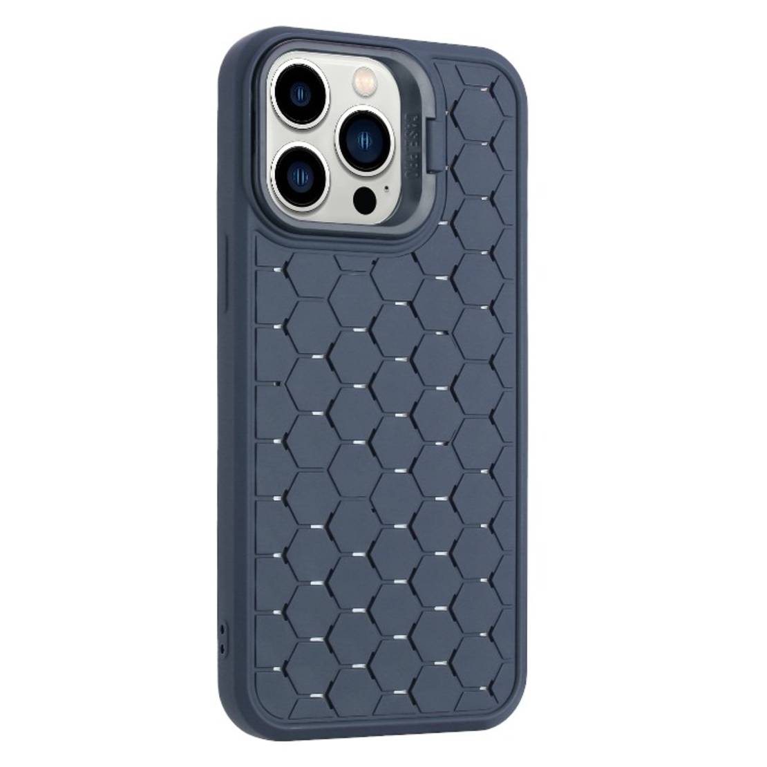 Husa de Protectie TPU, Vafy, pentru Samsung Galaxy S24, 3D Cube, cu Inel, Protectie Camera, Antisoc, Antizgariere, Antialunecare, Acoperire Completa, Albastru