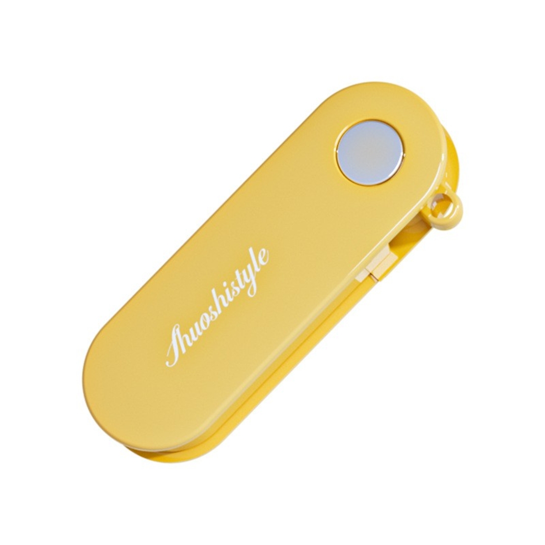Peeler pentru Legume si Fructe, Flippy, 3.6 x 9.1 cm, Multifunctional, Curatator Pliabil, din ABS si Otel Inoxidabil, Galben